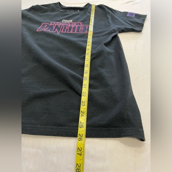 NEFF Marvel Black Panther Graphic T-Shirt Black Neon Logo Tee, Sz. SM - Picture 12 of 12